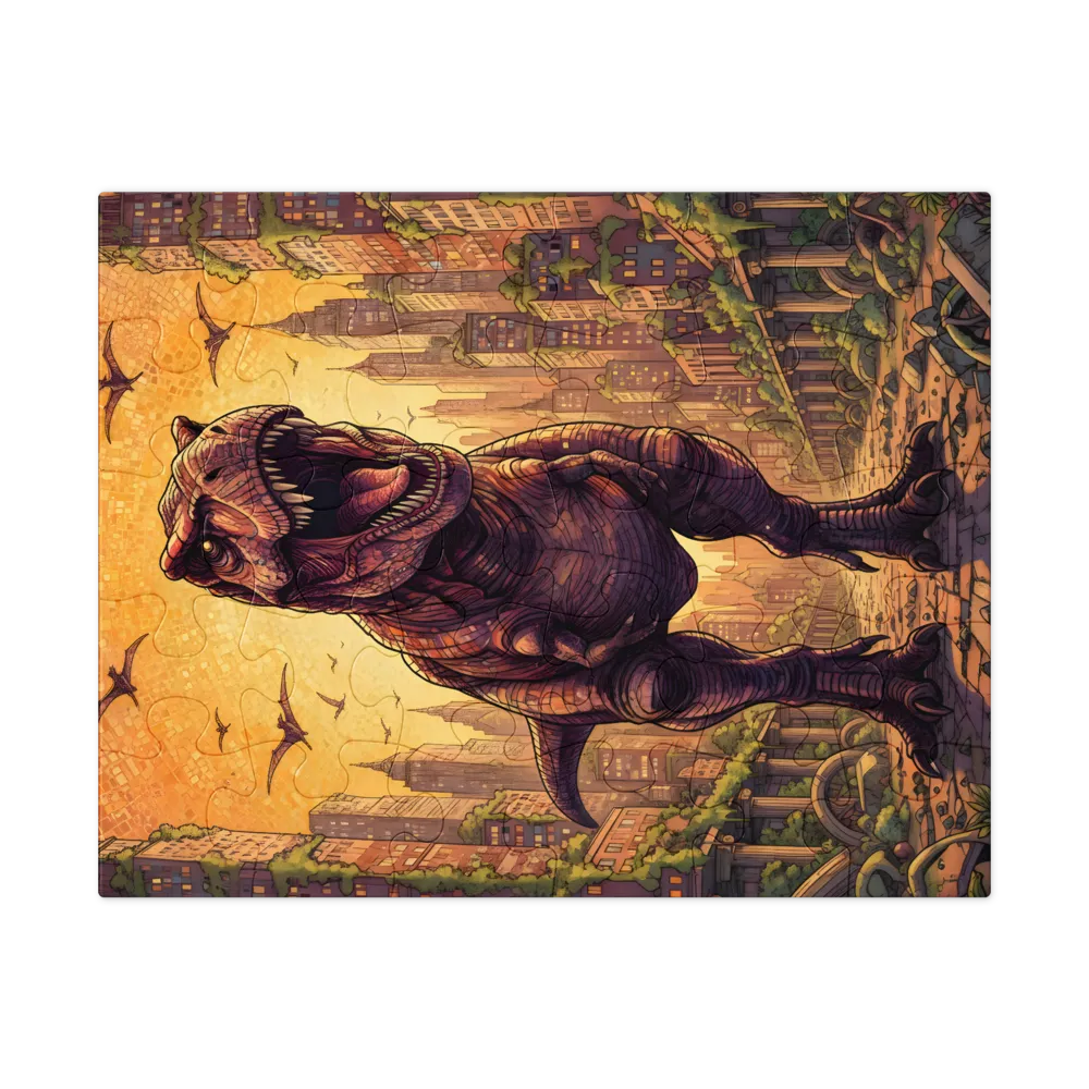 Tyrant of the Sunlit City 
 Jigsaw Puzzle in Tin Box