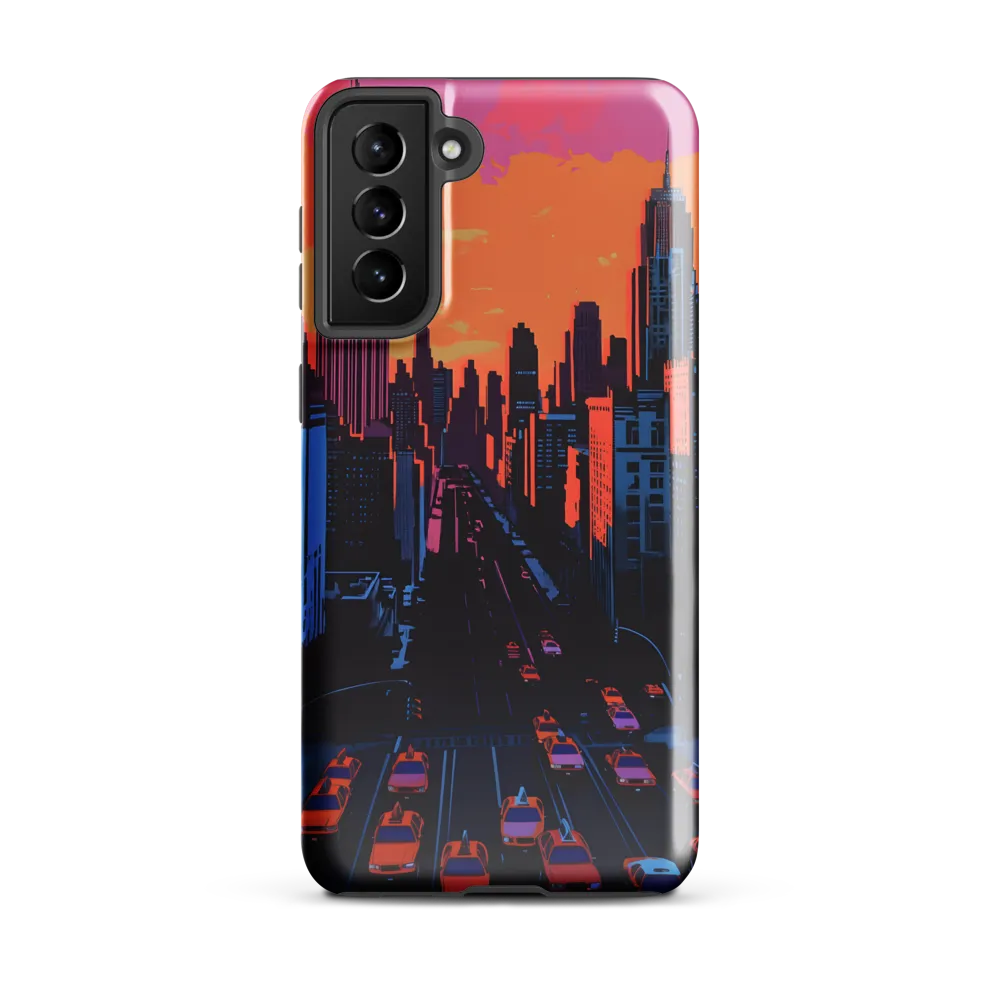 Sunset Over Skyscrapers