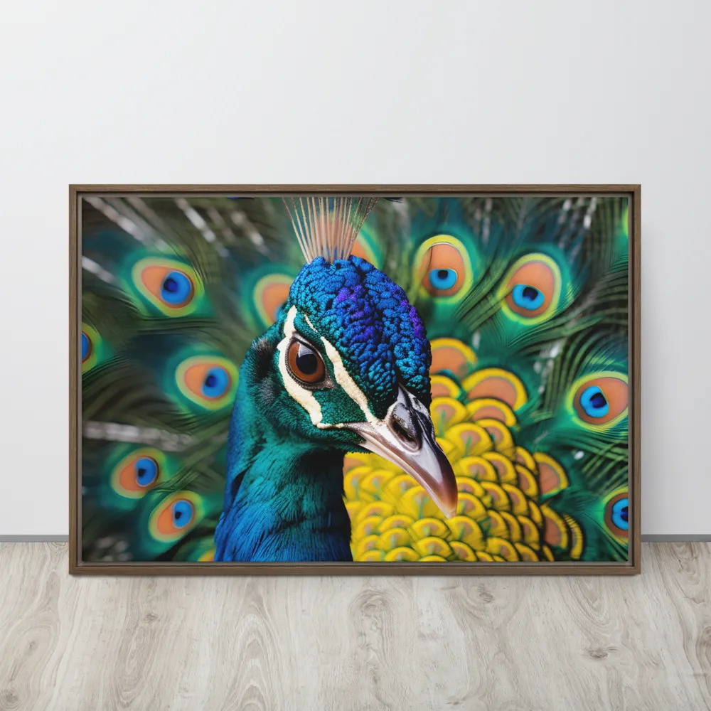 Majestic Display of Nature | Canvas with Brown Frame | 24″×36″