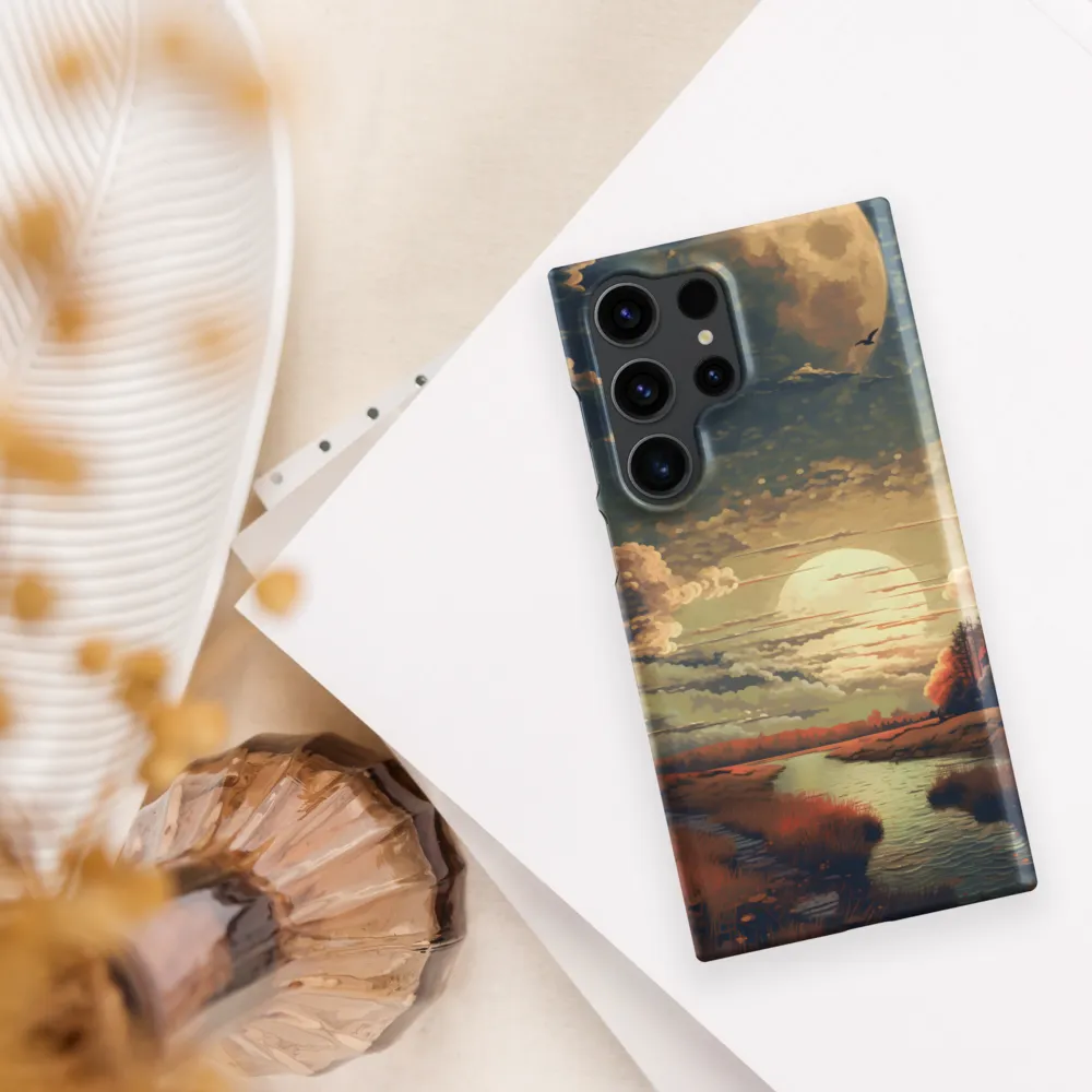 Whispers of Dusk: A Tranquil River Landscape