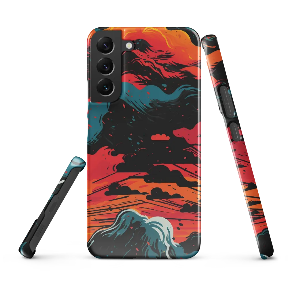 Ethereal Twilight: A Dramatic Landscape in Motion