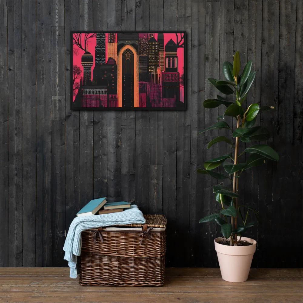Urban Reverie | Canvas with Black Frame | 20″×30″