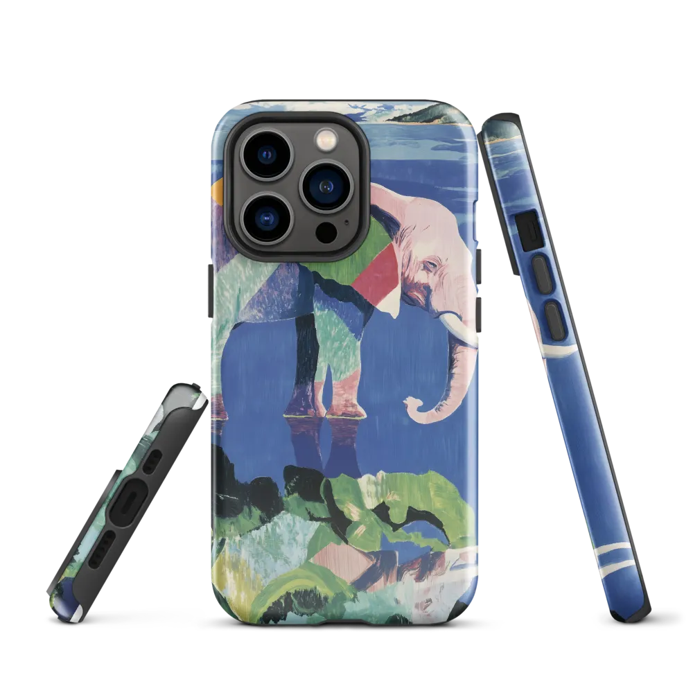 Serenity in Color: The Elephants of Reflection