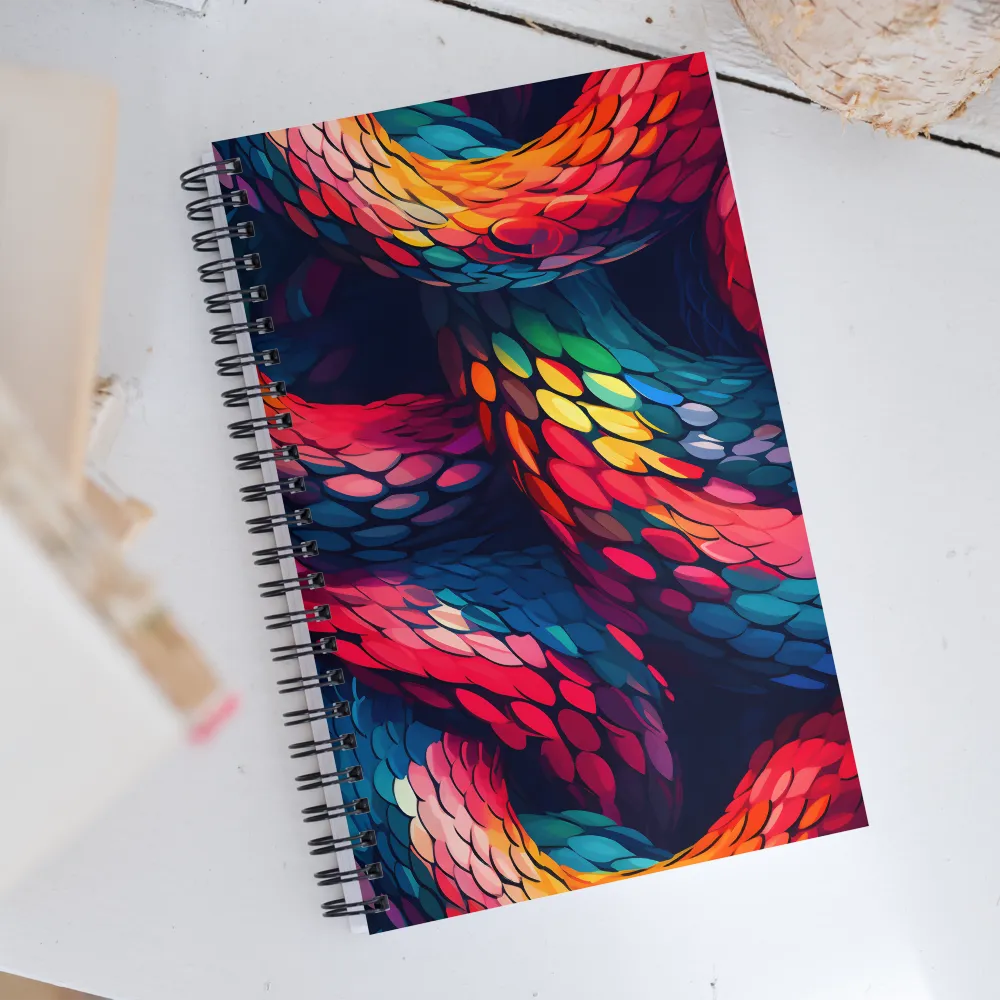 Serpentine Harmony | Spiral Notebook