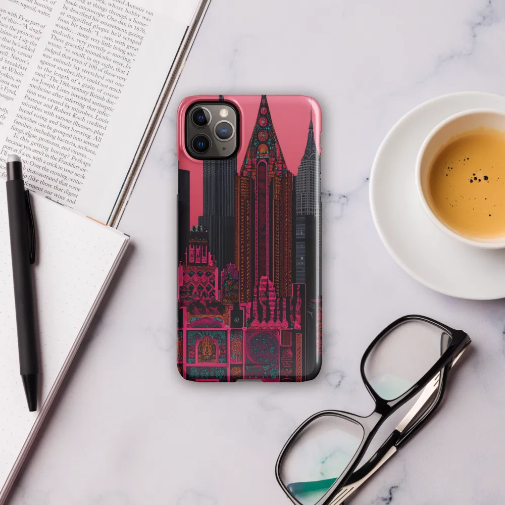 Urban Vibrance: A Digital Exploration of Skyscrapers | Phone Case |  11 Pro Max | Snap Case | Glossy