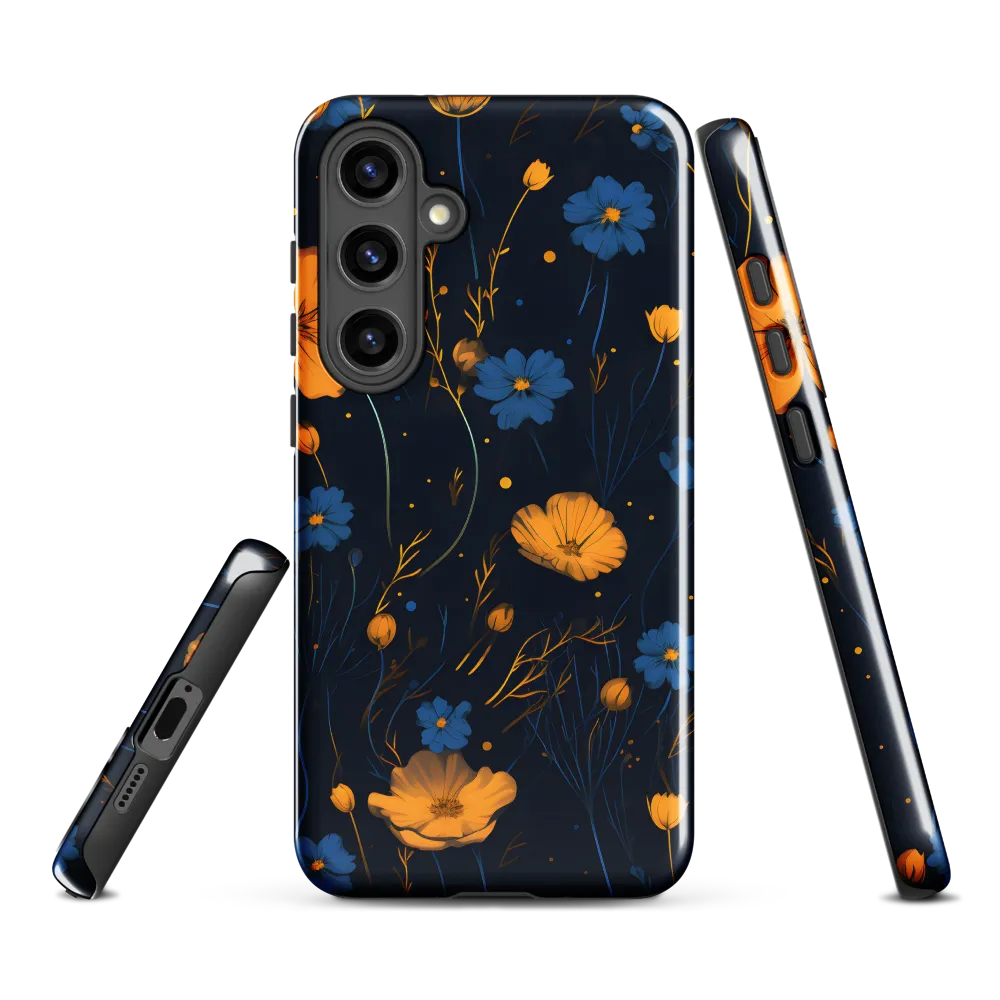 Nocturnal Blossoms | Phone Case |  S24 Plus | Tough Case | Glossy