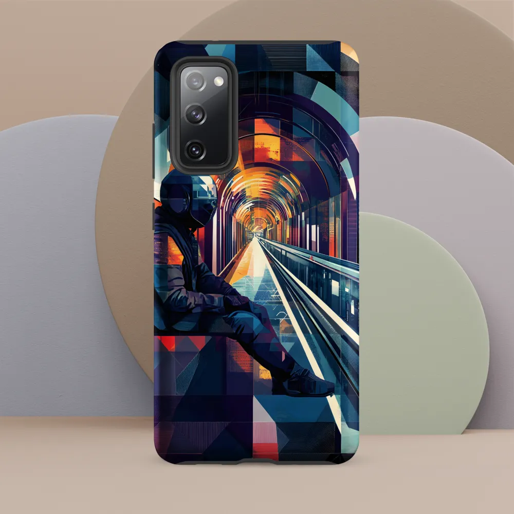 Reflections in a Futuristic Tunnel