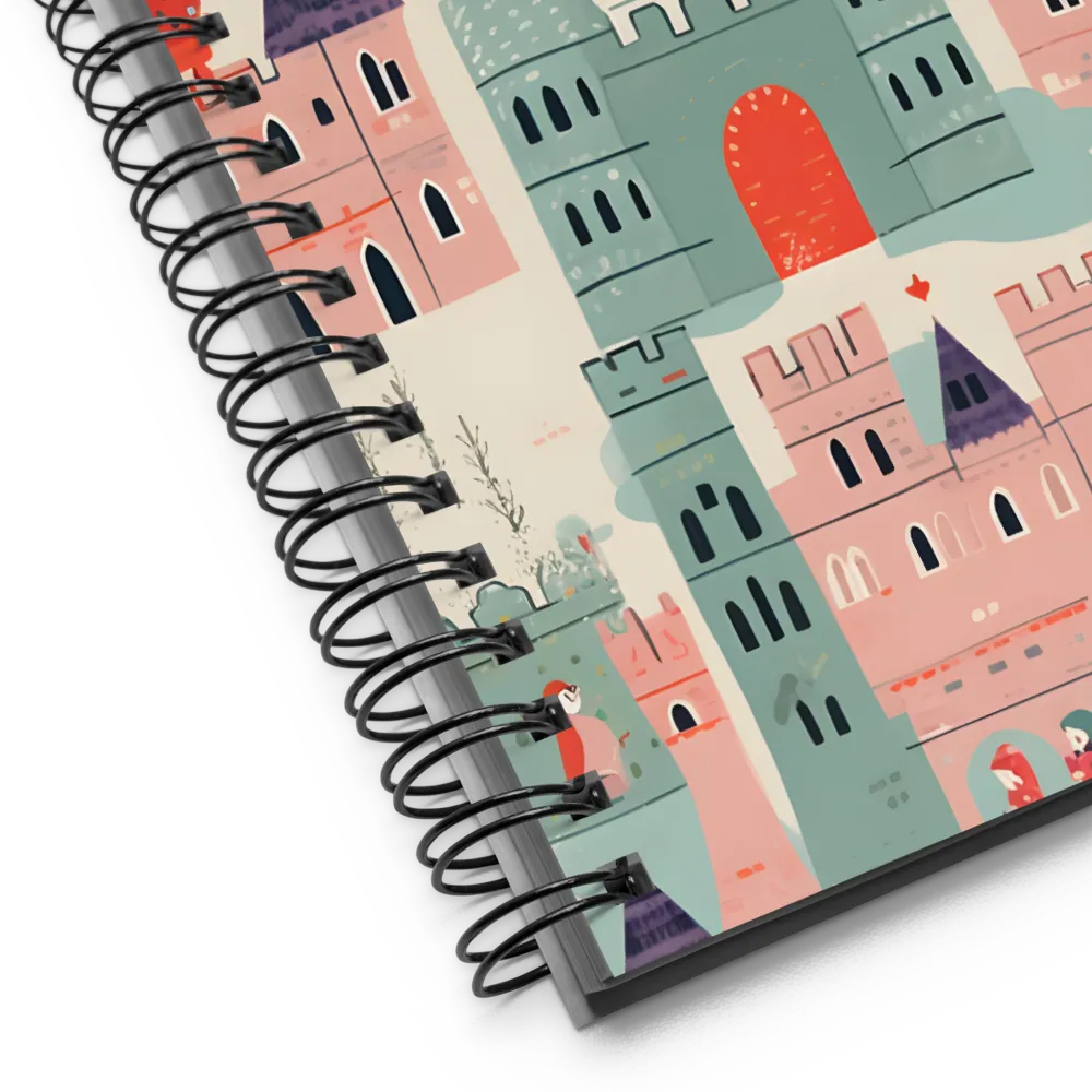 Enchanted Castles and Characters | Spiral Notebook