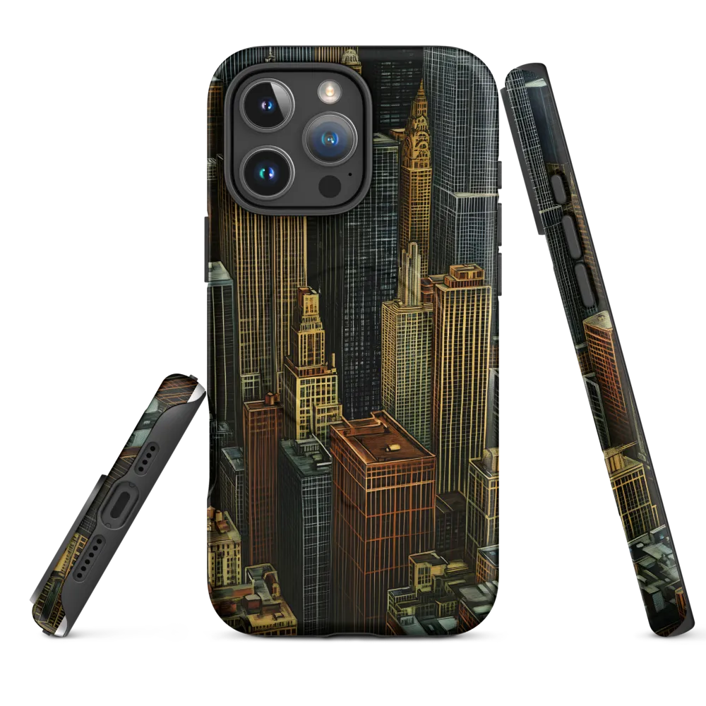 Urban Elegance: A Golden Cityscape