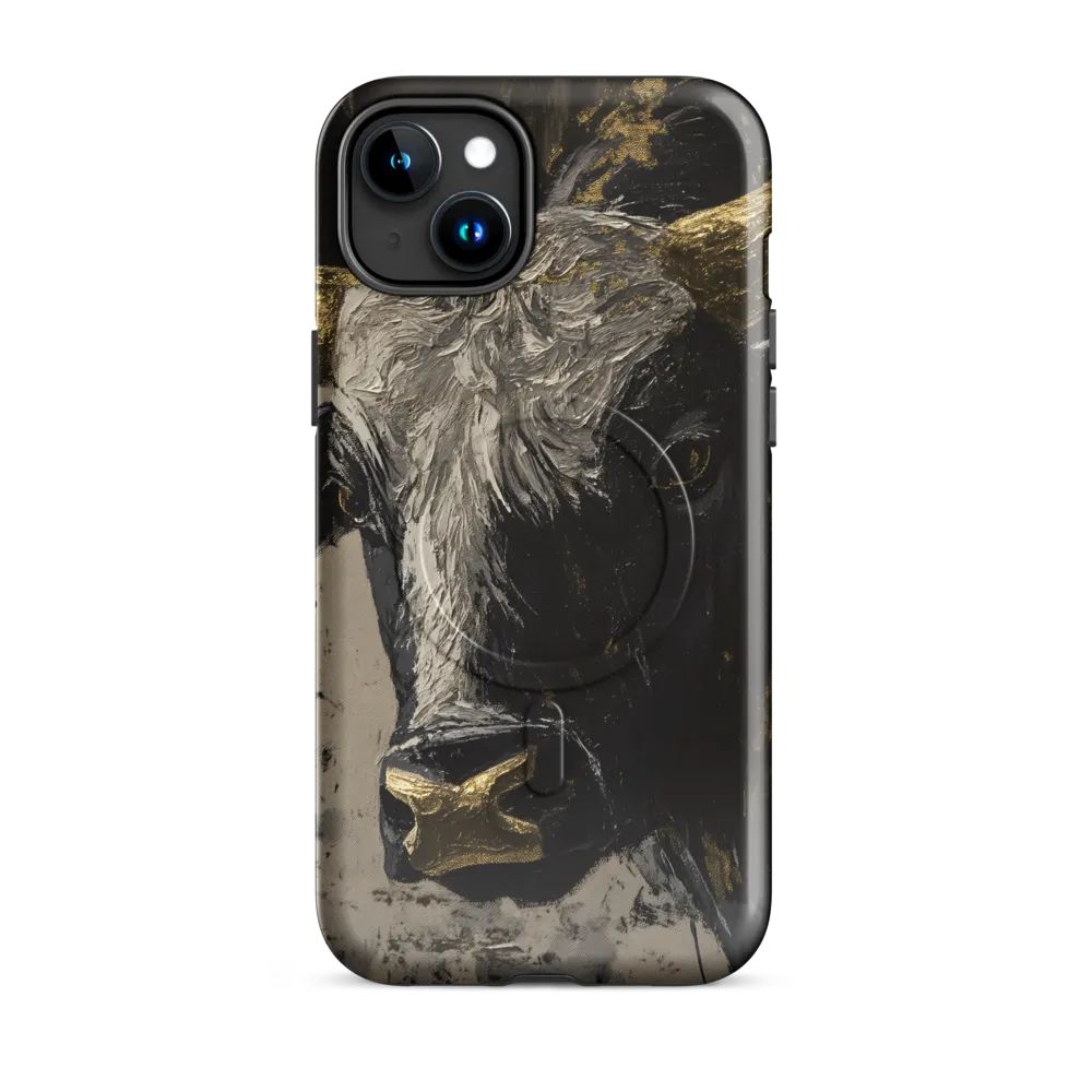 Majestic Bull: The Power in Black and Gold