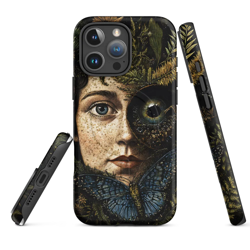 Nature's Embrace: A Surreal Portrait | Phone Case |  16 Pro Max | MagSafe® Tough Case | Matte