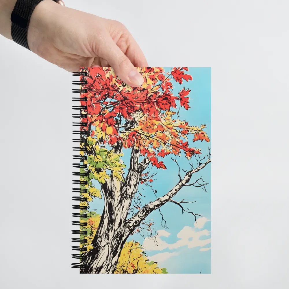 Autumn's Embrace | Spiral Notebook