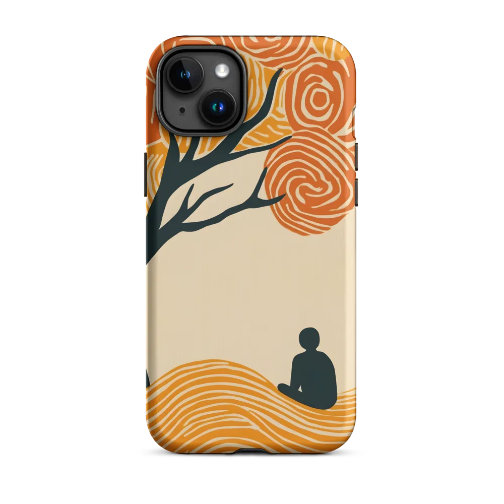 Silent Reflections under Swirling Leaves