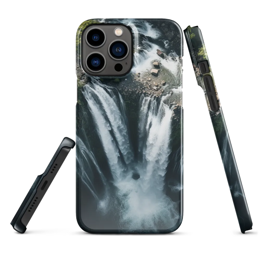 Nature's Power: The Cascading Waterfall | Phone Case |  13 Pro Max | Snap Case | Glossy