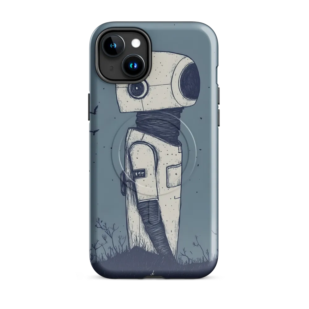 Contemplative Robot in a Barren Landscape