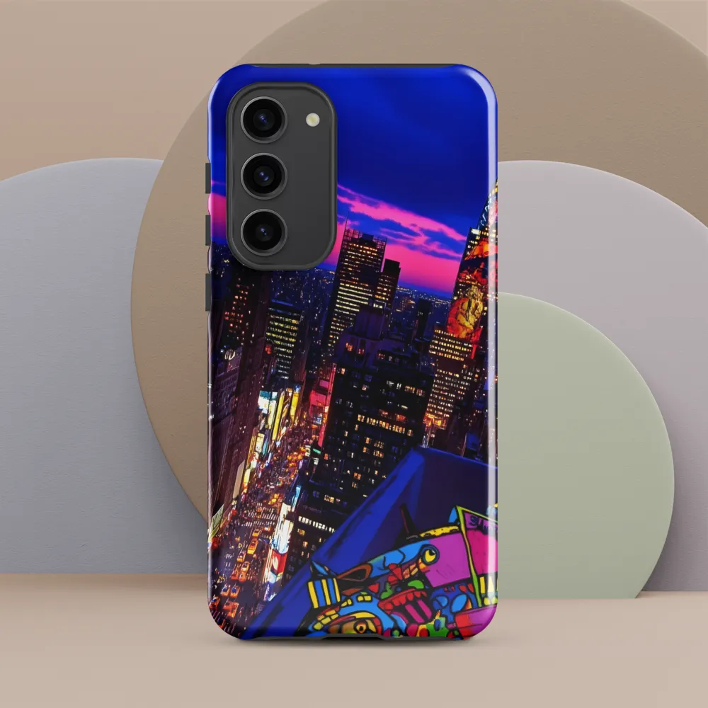 Neon Twilight: A City in Vibrance