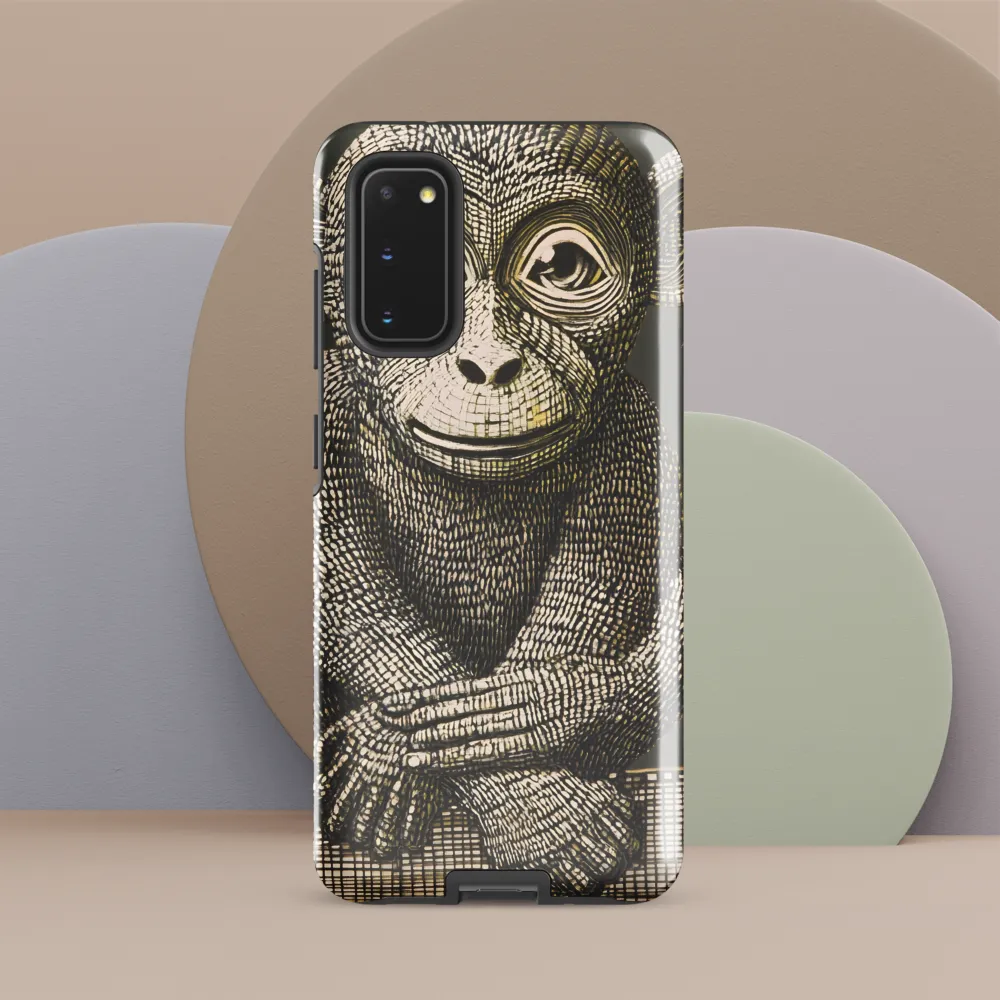 Intricate Primate Portrait