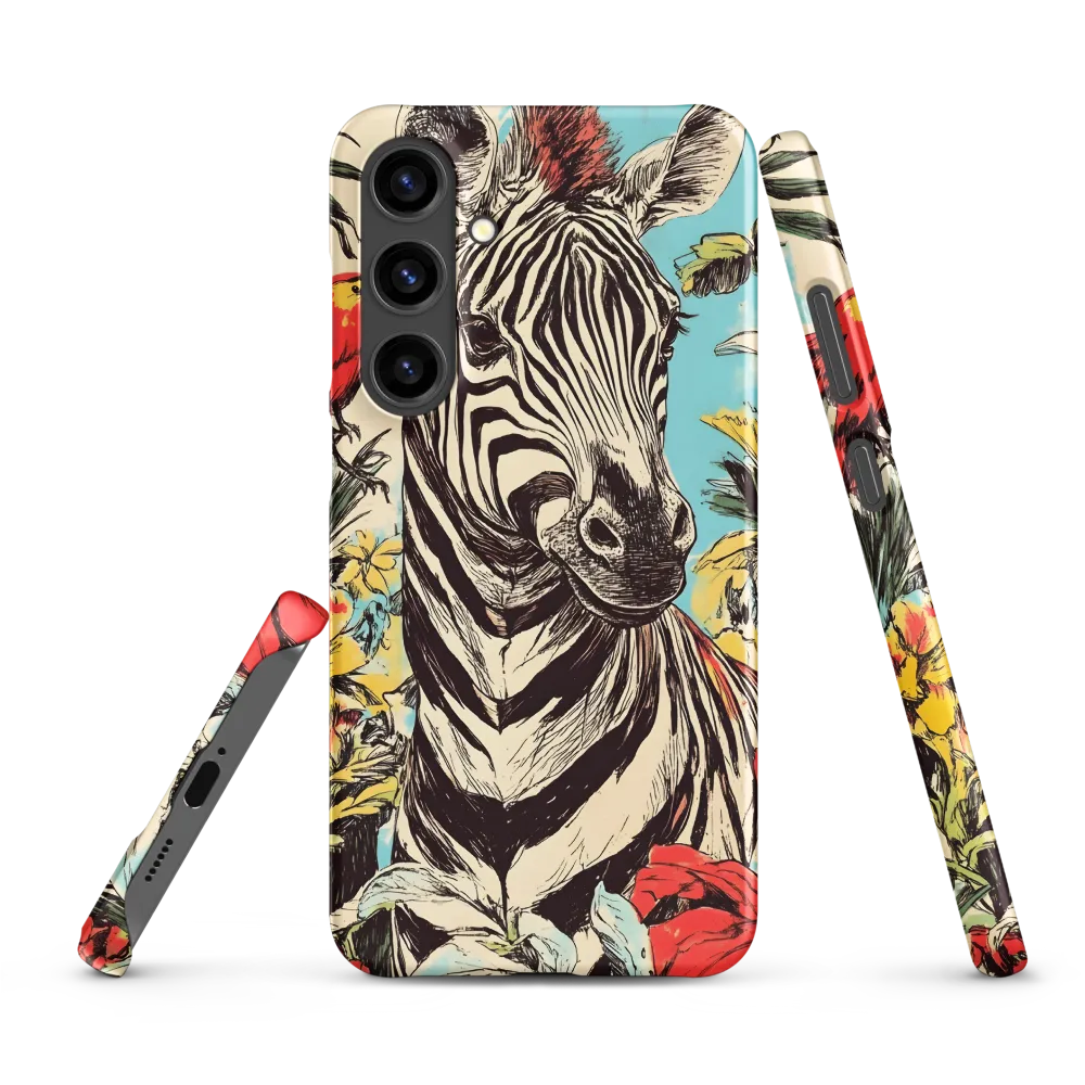 Zebra in Tropical Reverie