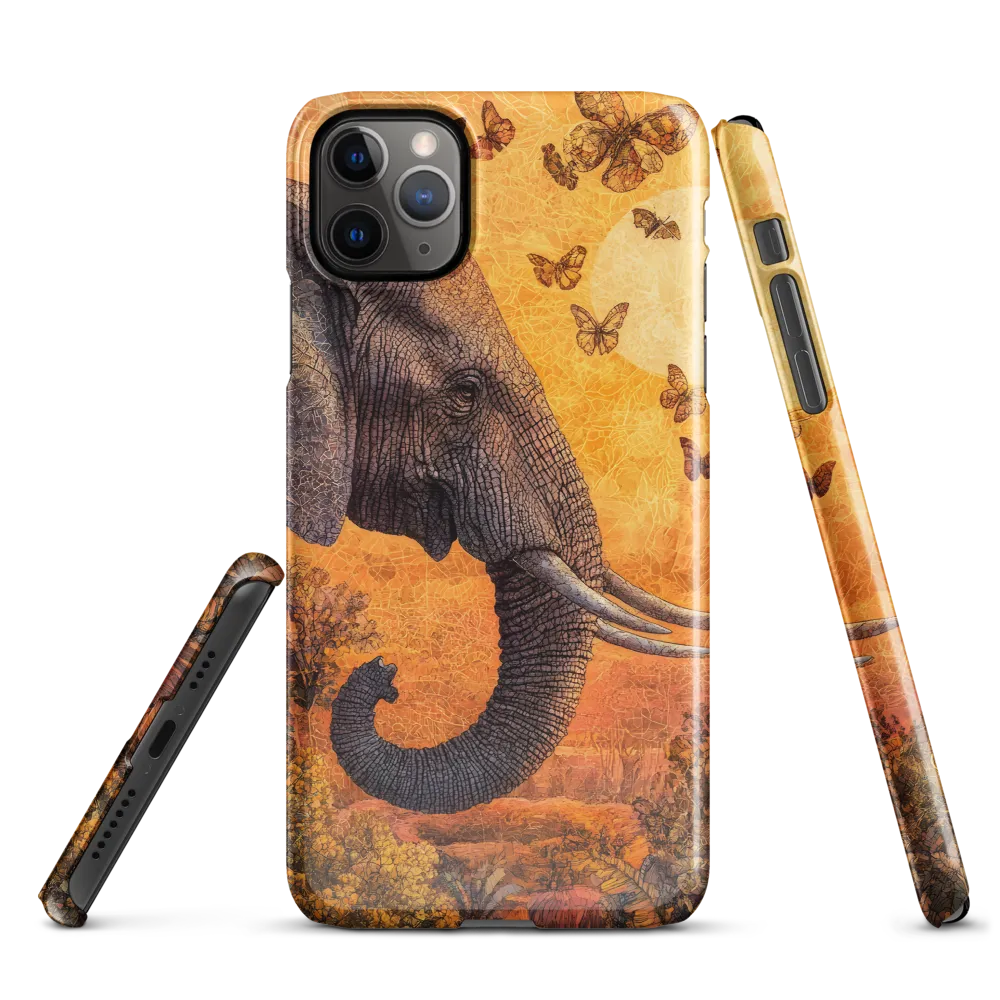 Whispers of the Wild: The Serene Elephant | Phone Case |  11 Pro Max | Snap Case | Glossy