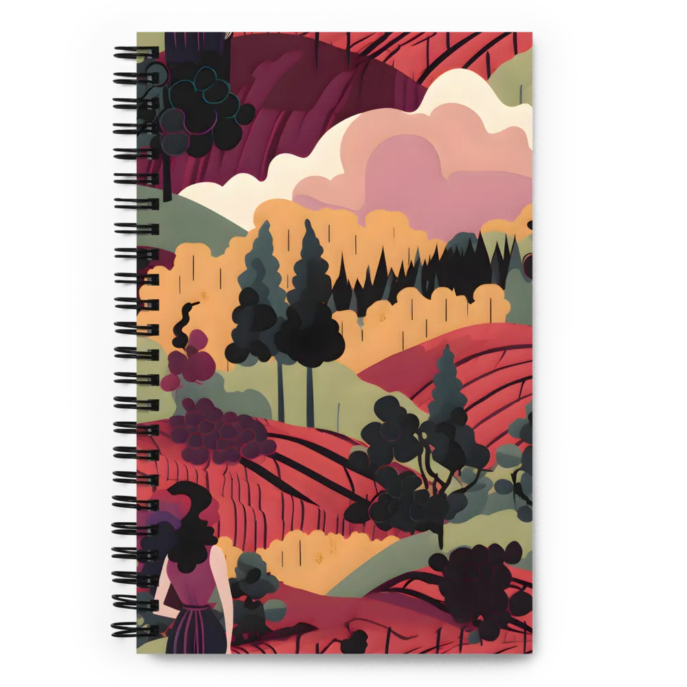 Harmonious Landscapes | Spiral Notebook