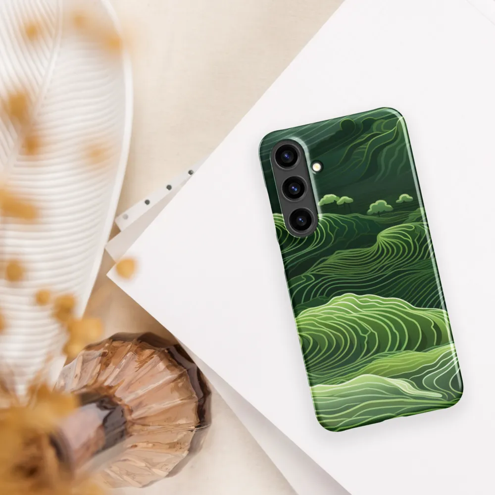 Whispers of Green Hills | Phone Case |  S24 Plus | Snap Case | Glossy