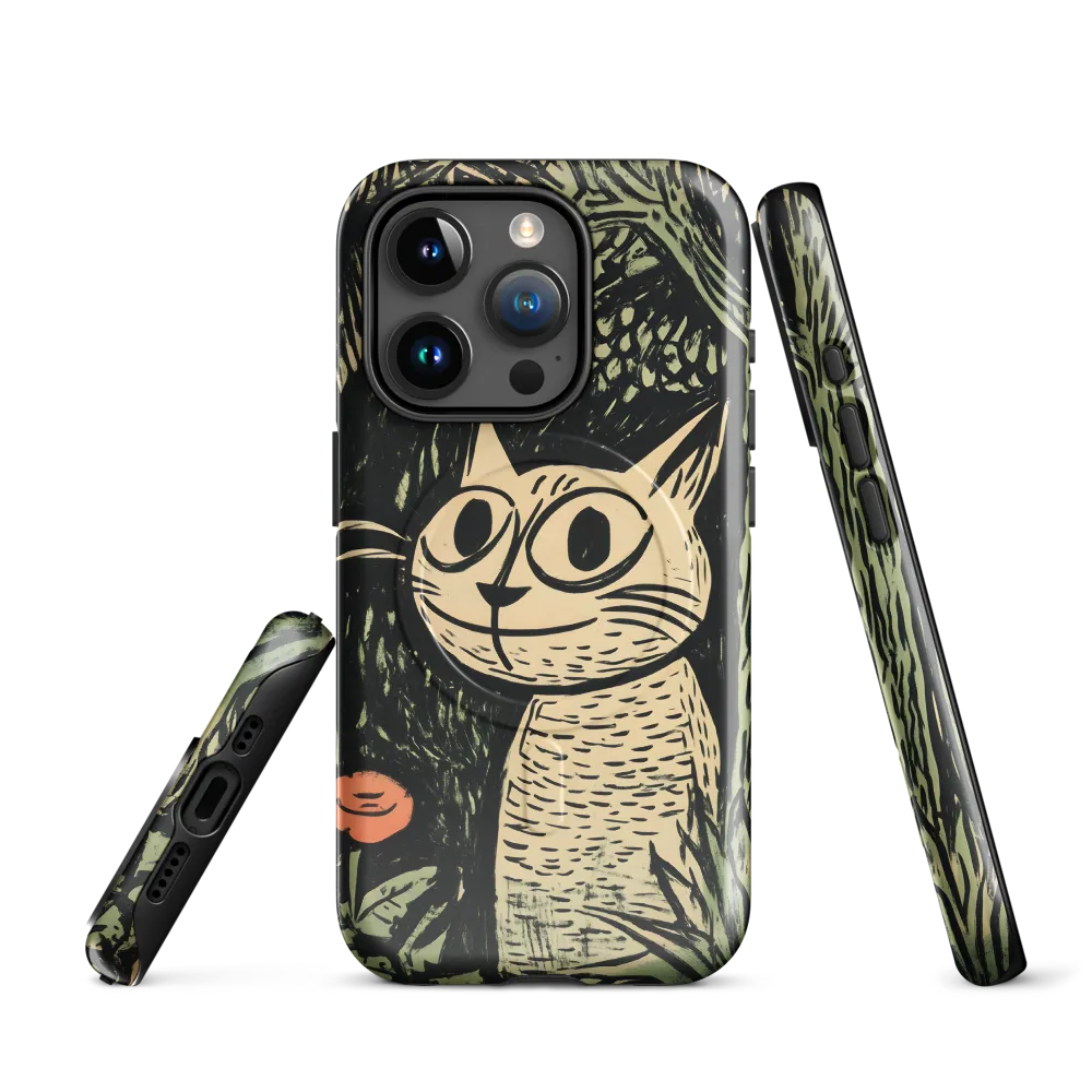 Whimsical Cat in the Forest