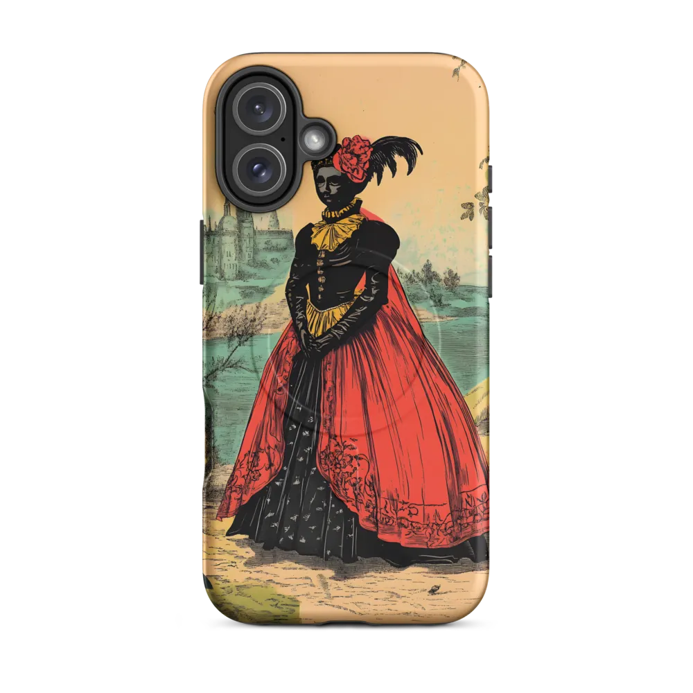 Elegance in Red and Gold