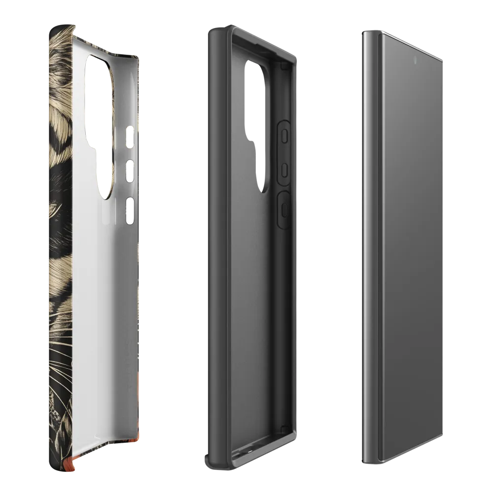 Feline Majesty: The Human-Leopard Connection | Phone Case |  S23 Ultra | Tough Case | Matte
