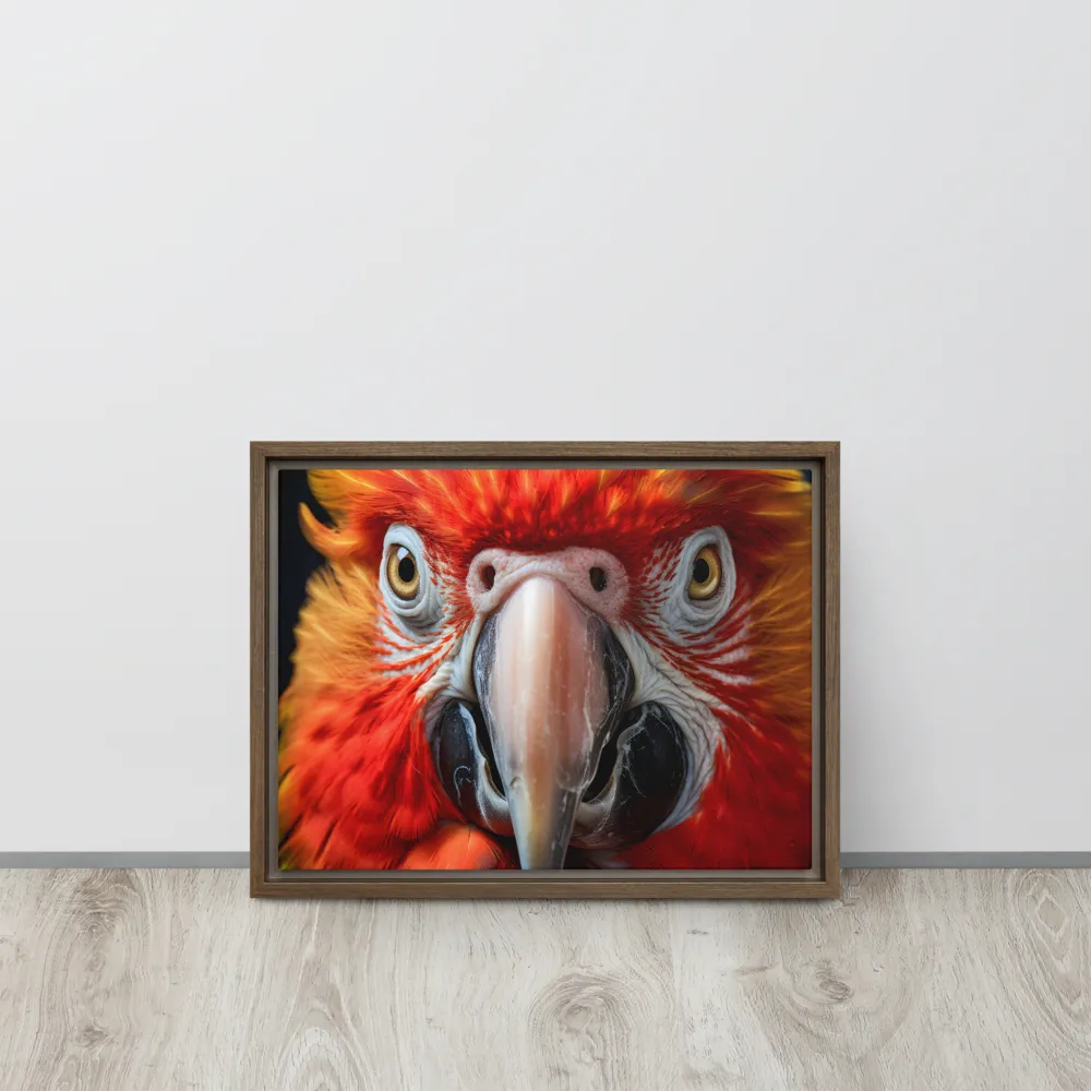 The Fiery Gaze of the Parrot