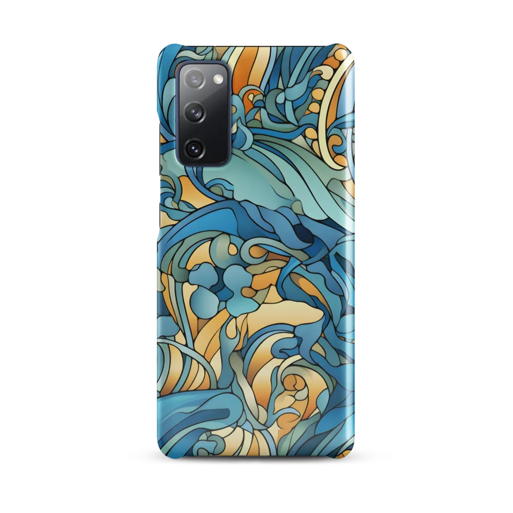 Dancing Waves of the Ocean | Phone Case |  S20 FE | Snap Case | Glossy