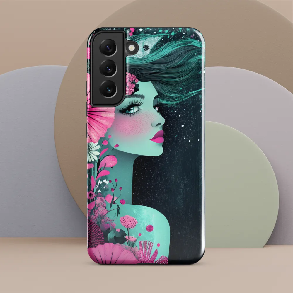 Floral Harmony: Portrait of Serenity