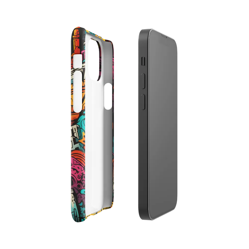 Vibrant Urban Surrealism | Phone Case |  13 Mini | Snap Case | Glossy