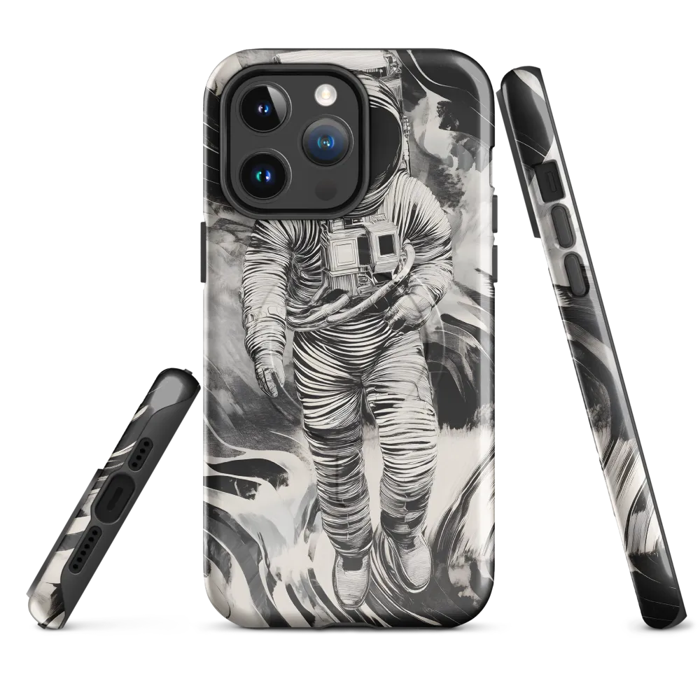 Ethereal Journey of the Astronaut | Phone Case |  14 Pro Max | MagSafe® Tough Case | Glossy