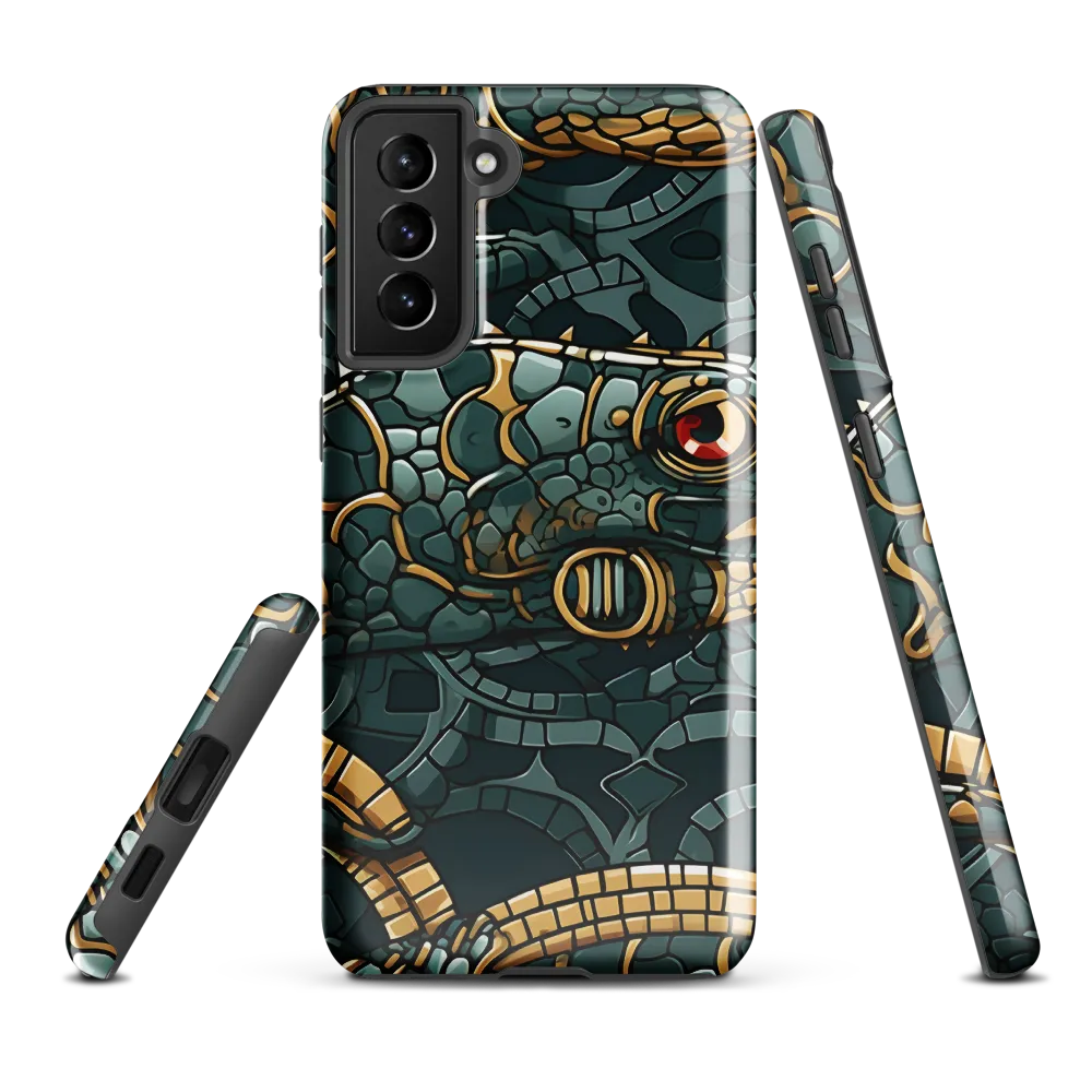 Lizards of Abstraction | Phone Case |  S21 Plus | Tough Case | Glossy