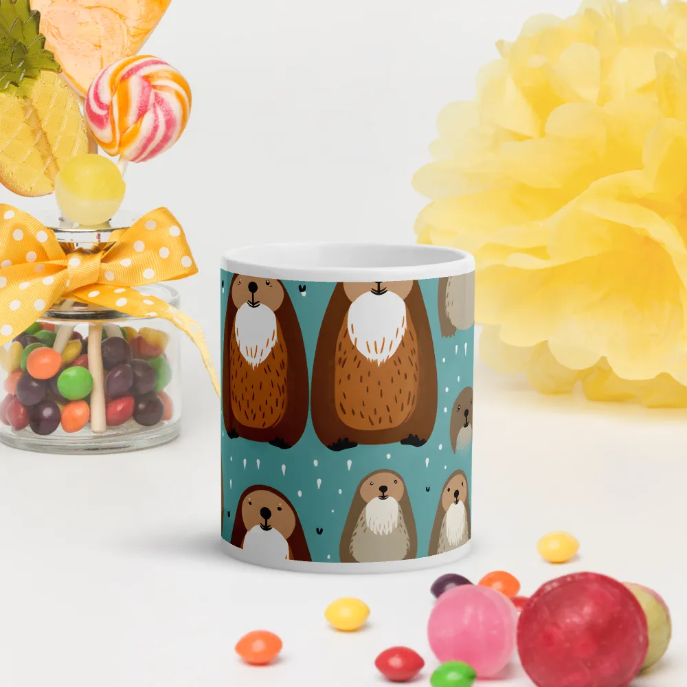 Whimsical Waters: A Celebration of Otters and Seals | Mugs | Multiple Sizes & Colors