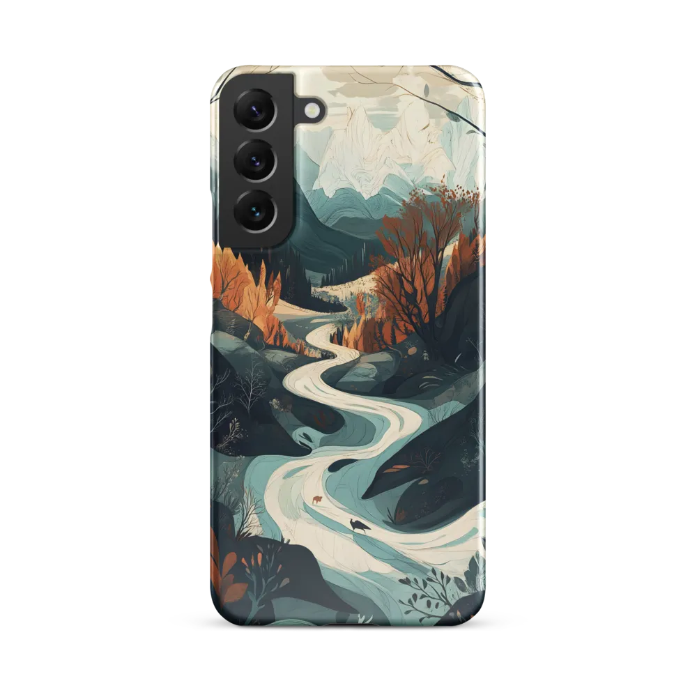 Winding Serenity: A Digital Landscape