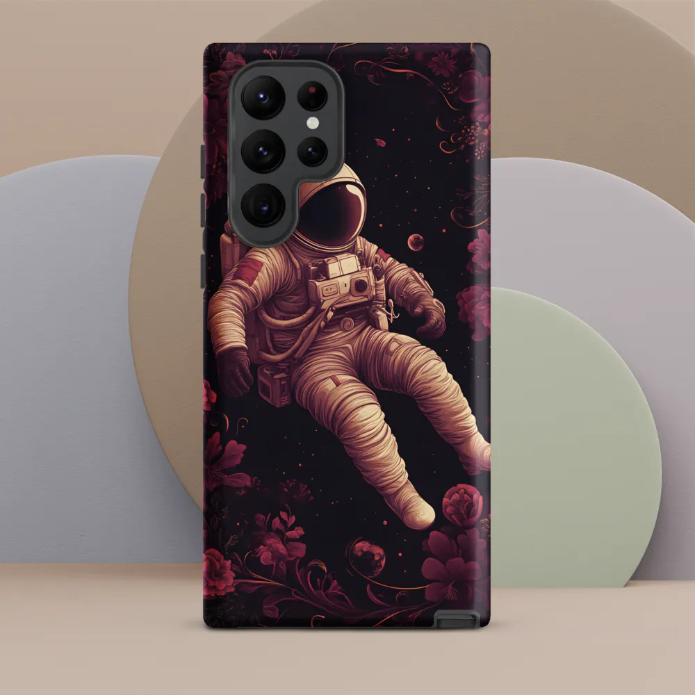 Cosmic Bloom: An Astronaut's Journey