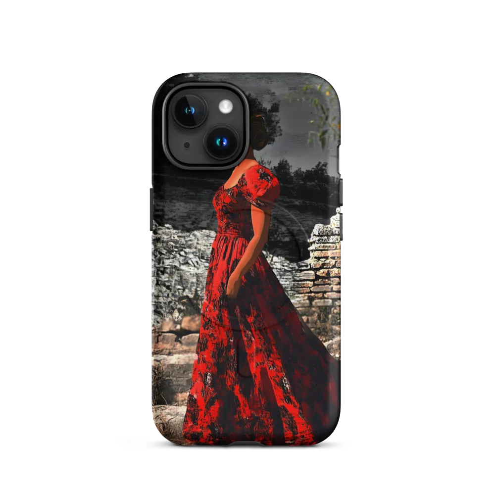 Elegance in Red | Phone Case |  15 | MagSafe® Tough Case | Matte