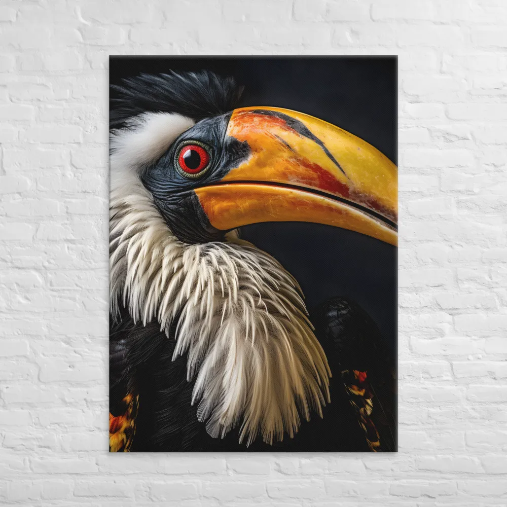 Majestic Hornbill Portrait | Canvas | 40″×55″