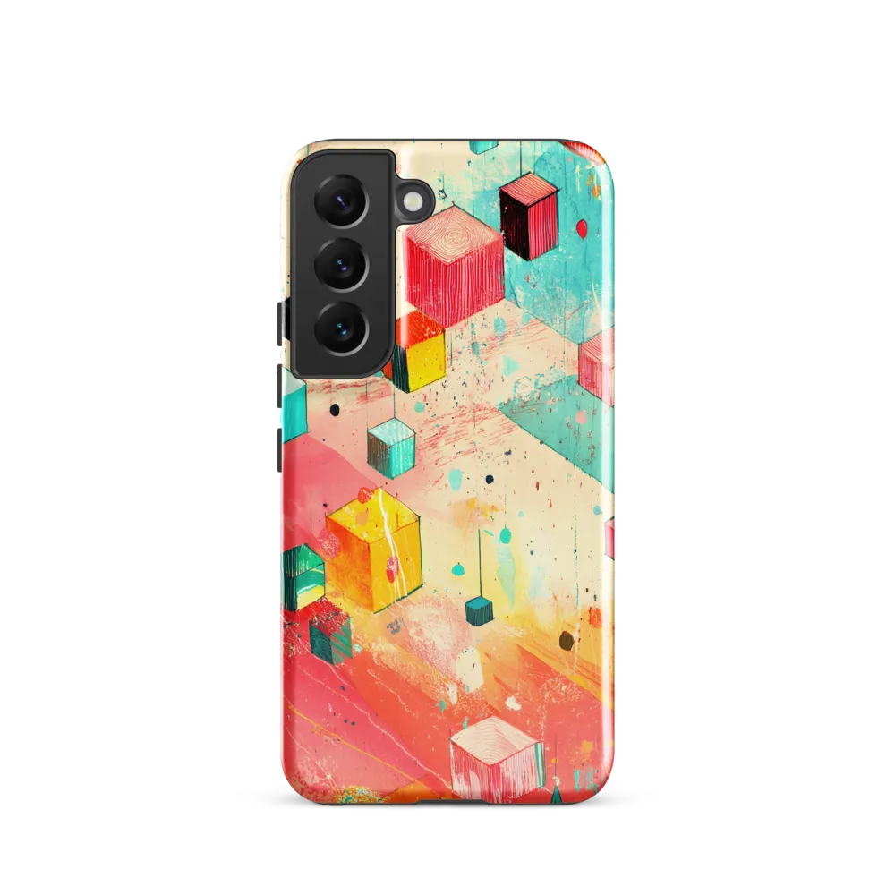 Suspended Cubes in Colorful Abstraction