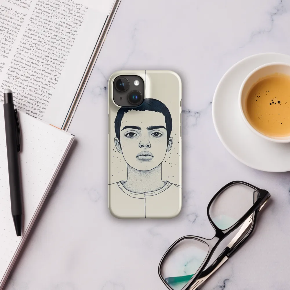 Embodying Serenity: A Contemporary Portrait | Phone Case |  15 | Snap Case | Glossy
