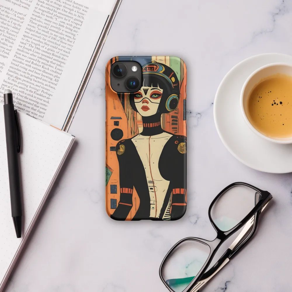 Futuristic Portrait of a Woman | Phone Case |  15 Plus | Snap Case | Matte