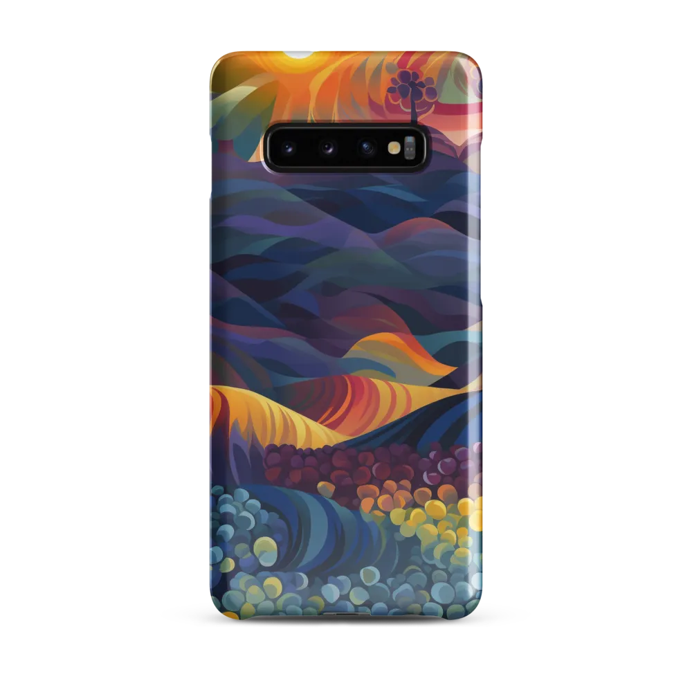 Energizing Twilight | Phone Case |  S10 Plus | Snap Case | Glossy