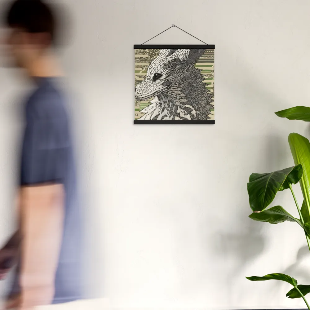 Reflections of the Forest | Poster With Black Wood Hanger | 16″×16″