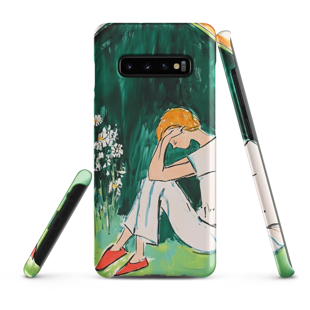 Silent Sorrow | Phone Case |  S10 Plus | Snap Case | Matte