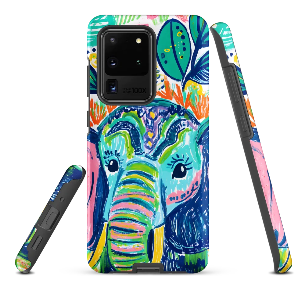 Whimsical Elephant Portrait