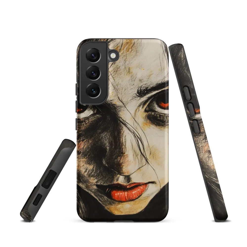 Gaze of Intensity | Phone Case |  S22 | Tough Case | Matte