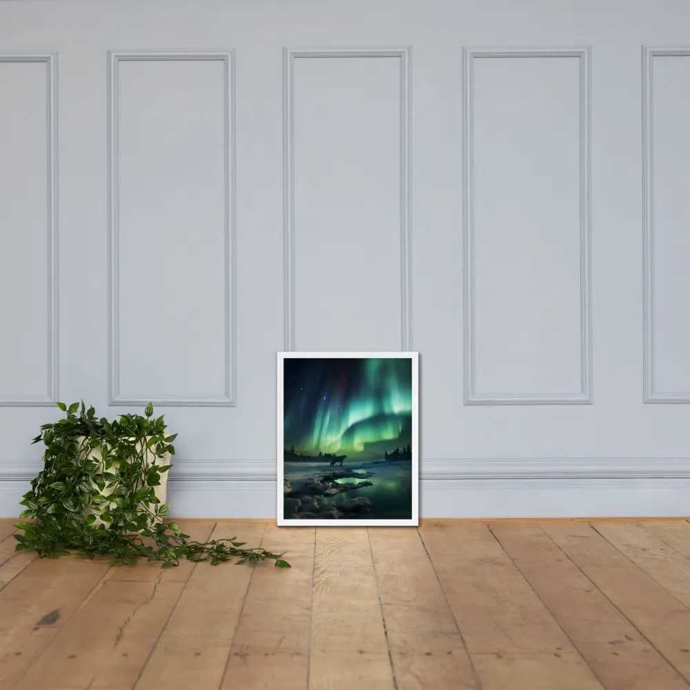 Auroral Guardianship | Poster with White Frame | 16″×20″