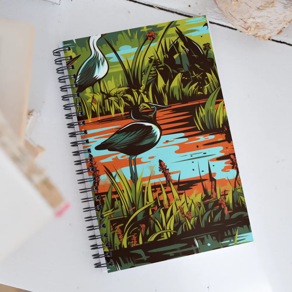 Marshland Symphony | Spiral Notebook