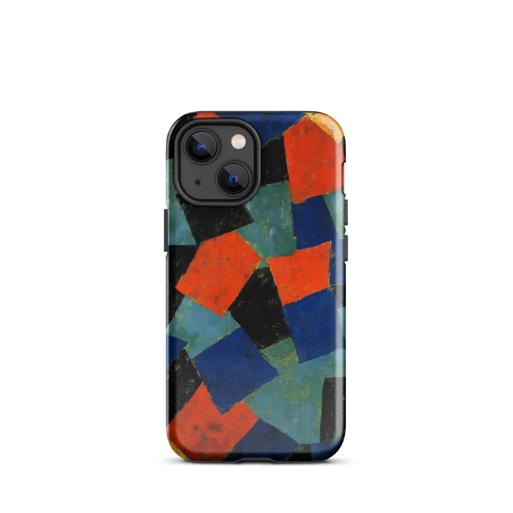 Dynamic Geometry in Color | Phone Case |  13 mini | Tough Case | Glossy